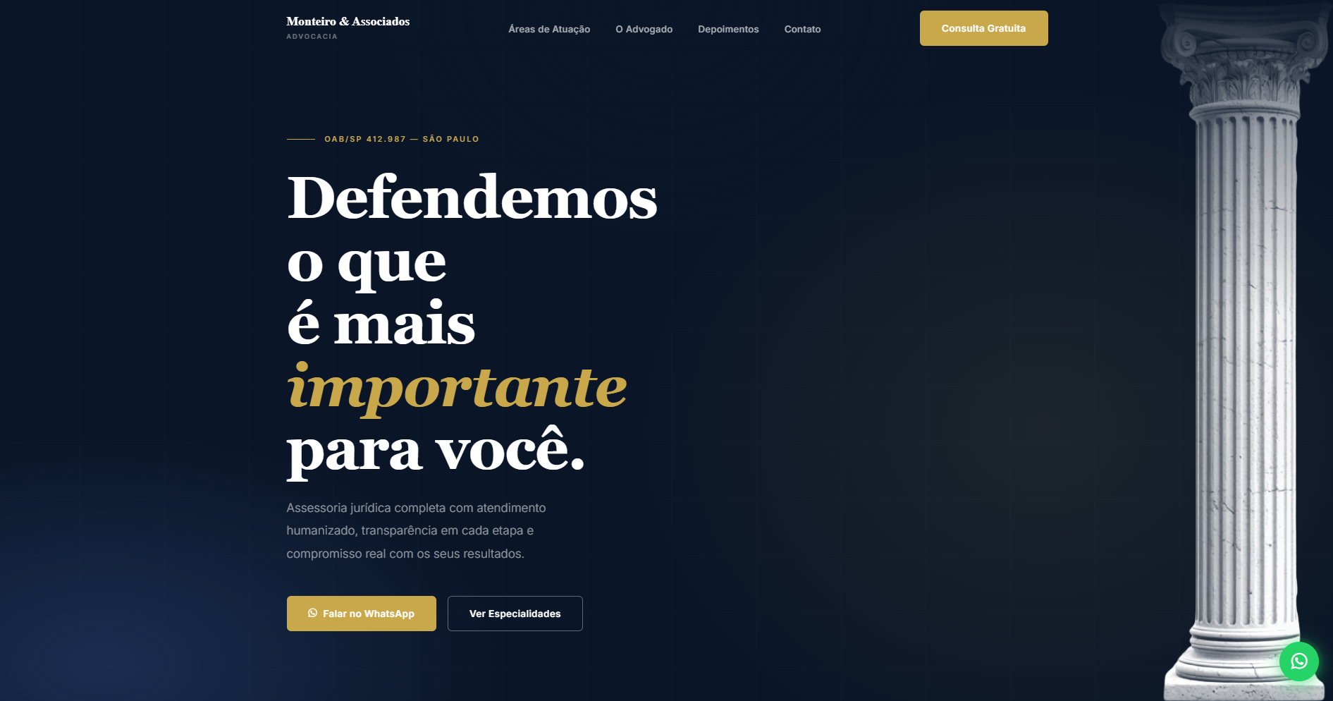 Escritório de Advocacia — Monteiro & Associados